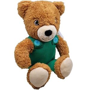 Kohls Cares Corduroy Plush‎ Teddy Bear Green Overalls Don Freeman